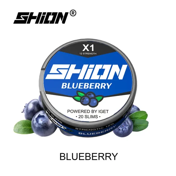 blueberry ice IGET SHION X1 Nicotine Pouch 12mg-1