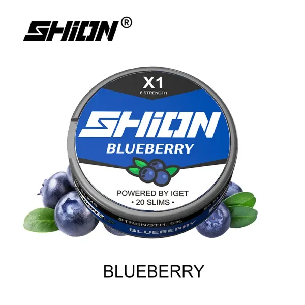 blueberry ice IGET SHION X1 Nicotine Pouch 6mg-1