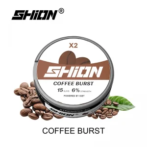 coffee burst IGET SHION X2 Nicotine Pouch 6mg-2