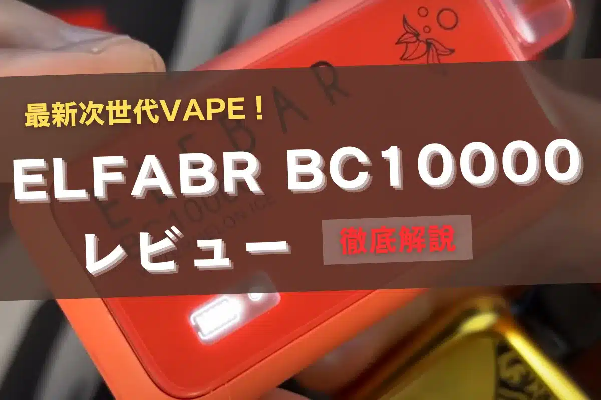 ELFBAR BC10000 レビュー