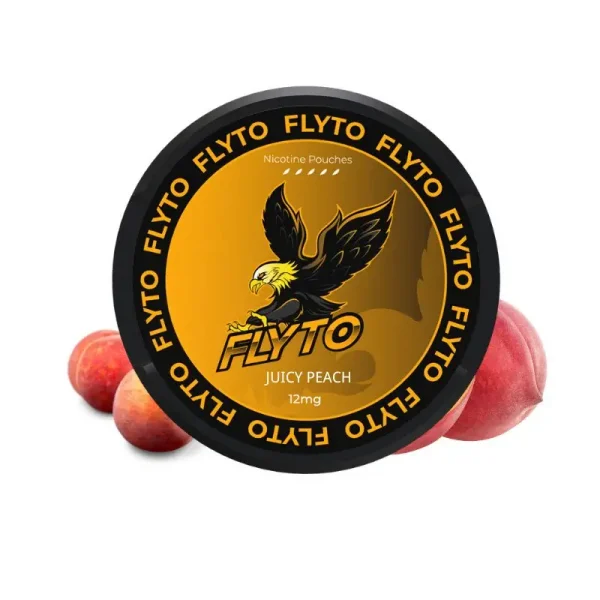 FLYTO Nicotine Pouch 12mg – ジューシーピーチ(Juicy Peach)