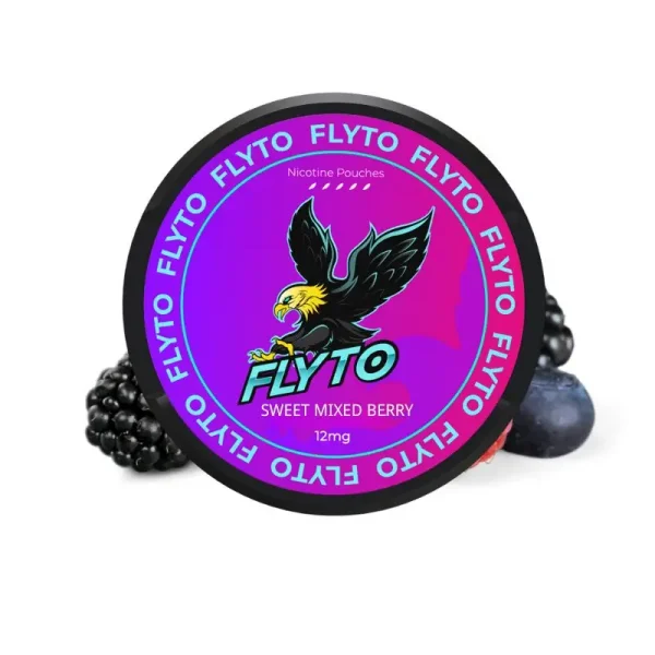 FLYTO Nicotine Pouch 12mg – スイートミックスベリー(Sweet Mixed Berry)