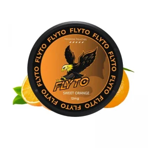 FLYTO Nicotine Pouch 12mg – スイートオレンジ (Sweet Orange)