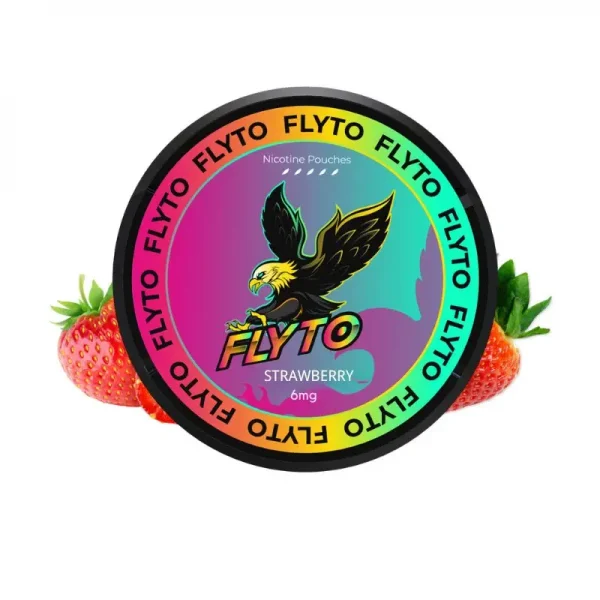 FLYTO Nicotine Pouch 6mg – ストロベリー (Strawberry)