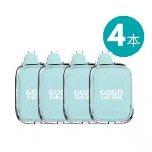 gogo bar 3500 puffs watermelon bubble gum bundle 4pcs