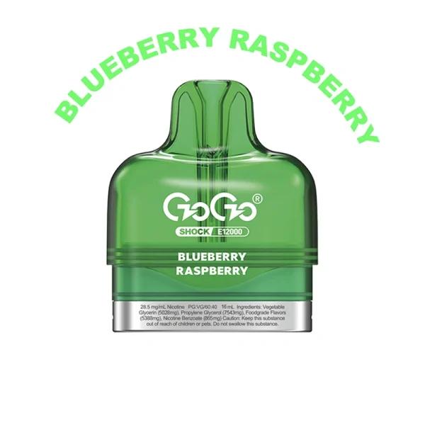 GOGO Shock E12000 Pod blueberry raspberry