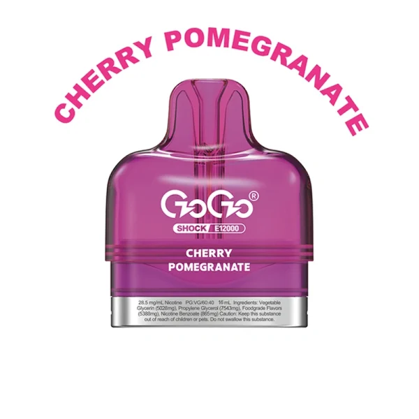 GOGO Shock E12000 Pod cherry pomegranate