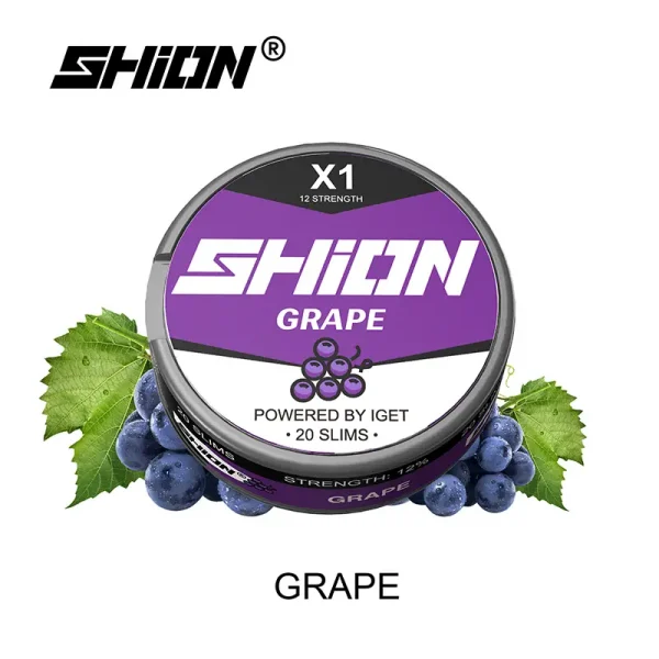 grape IGET SHION X1 Nicotine Pouch 12mg -1