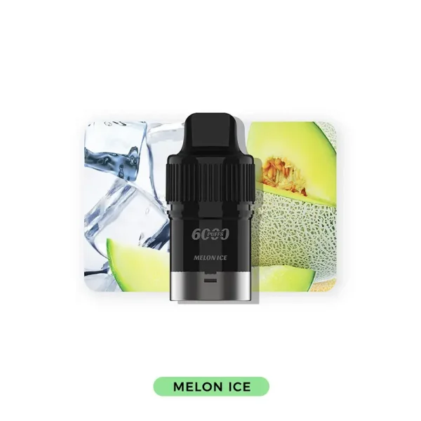 melon ice iget bar plus pod 6000 puffs prefilled