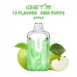 apple IGET Halo 3000 Puffs