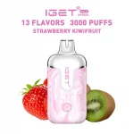 strawberry kiwifruit IGET Halo 3000 Puffs