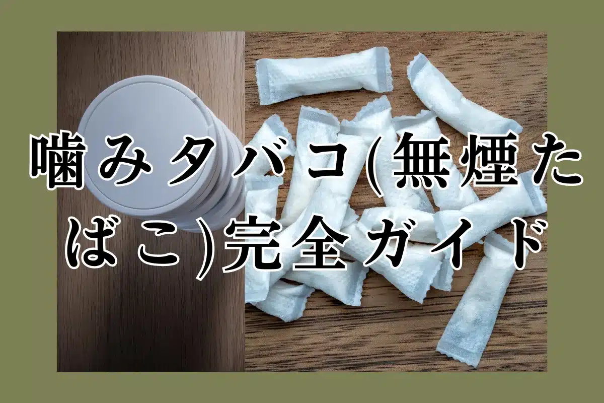 噛みタバコ（無煙たばこ）完全ガイド：最新の使い方から日本で話題の人気商品まで徹底解説！